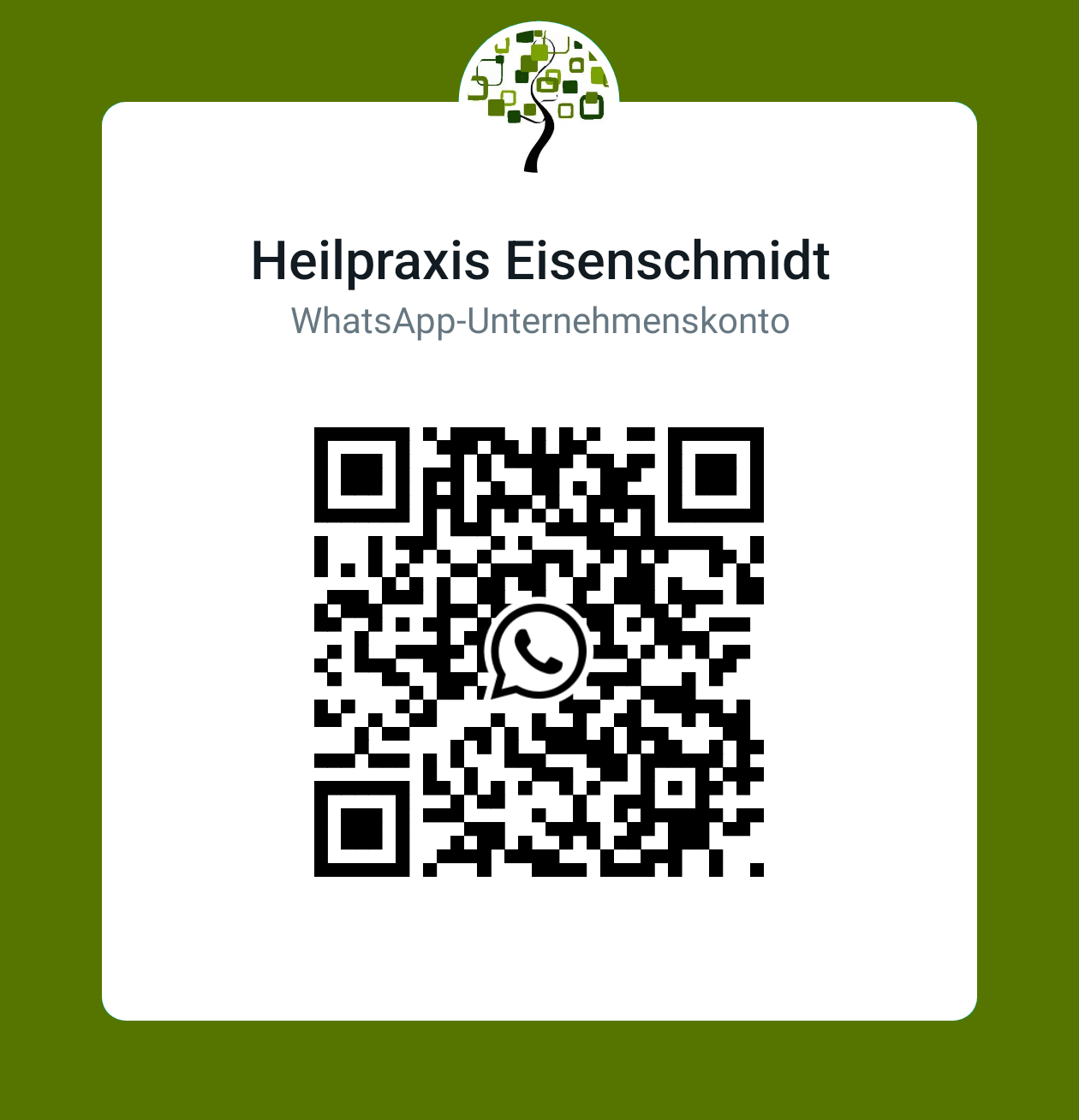 Heilpraxis Eisenschmidt WhatsApp QR Code